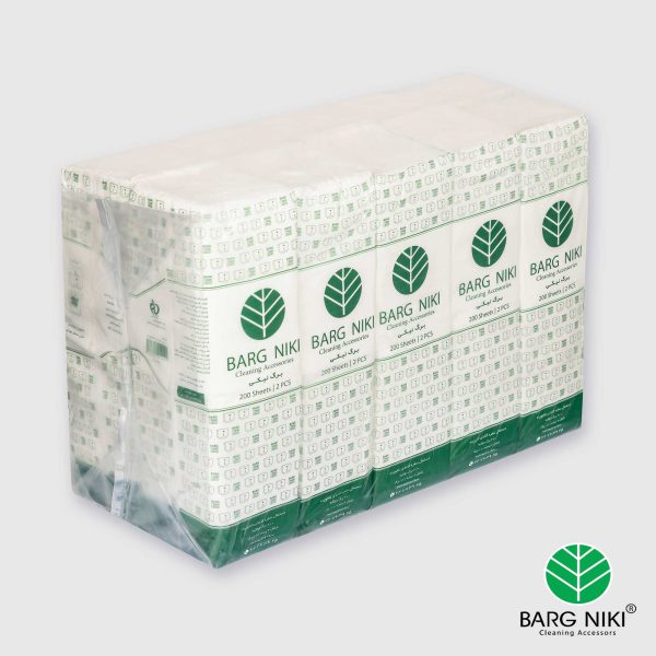 bn-eco-towel-paper-02 دستمال حوله ای برگ نیکی اکو 200 برگ اقتصادی (بسته 12 عددی) - Image 2