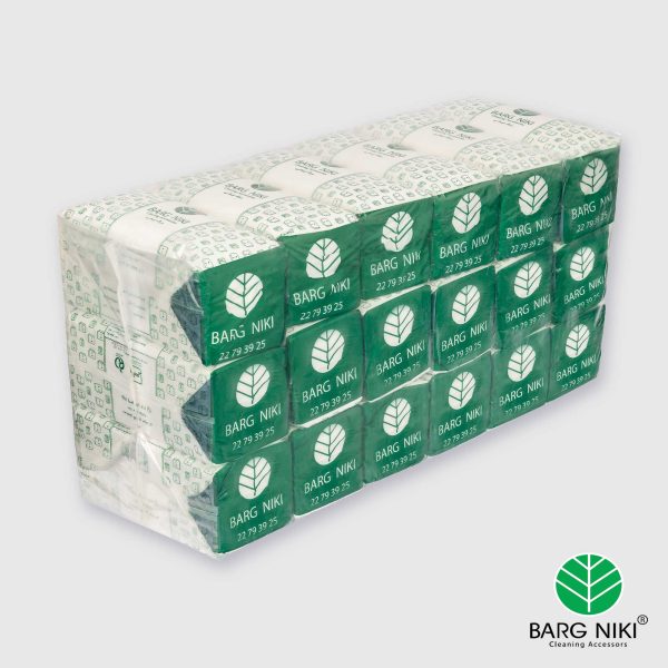دستمال حوله ای برند برگ نیکی 150 برگ (بسته 18 عددی) - Image 2
